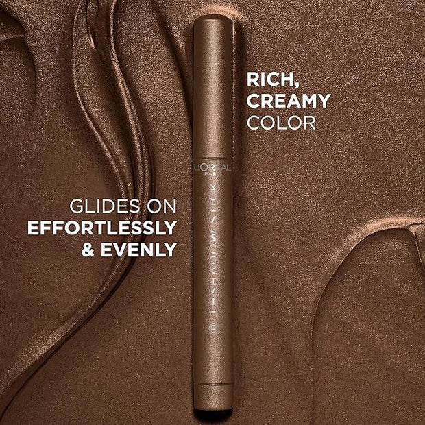 L'Oreal Paris Makeup Le Shadow Stick Eyeshadow, Blendable, Smudge-Resistant, Cream Eyeshadow, Brown Abyss, 0.05 Oz - Produ...