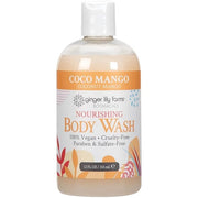 Ginger Lily Farms Botanicals Nourishing Body Wash, Coco Mango, 100% Vegan & Cruelty-Free, Coconut Mango Scent, 12 Fl Oz (P...