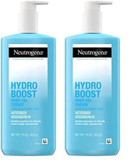 Neutrogena Hydro Boost Body Moisturizing Gel Cream with Hyaluronic Acid, Non-Greasy & Fast Absorbing, Lightweight Hydratin...