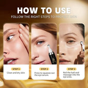 Caffeine Eye Cream, Under Eye Cream for Dark Circles and Puffiness, Eye Serum Anti-aging, Brightens, and Fine Lines, Eye C...