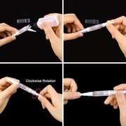 10Pack 5ML Transparent Twist Pens, Empty Nail Oil Pen Brush Cosmetic Lip Gloss Container Applicators - Product Image