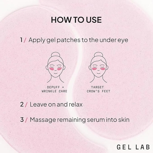 RENEW Collagen & Retinol Under Eye Gel Patches – Korean Hydrating Eye Mask for Fine Lines, Wrinkles, Firming, and Brighten...