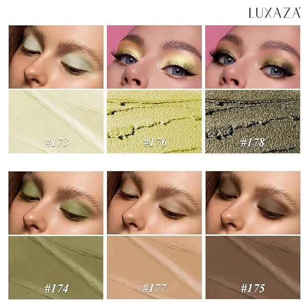 Neutral Eyeshadow Stick Makeup Set, Metallic Shimmer Matte Cream Eye Shadow Eyeliner Brightener Pencil Crayon - Classic 6P...