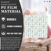 500 Pieces Makeup Hand Palette,Disposable Adhesive Makeup Mixing