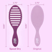 Wet Brush Speed Dry Hair Brush, Purple Frost - Vented Design & Soft HeatFlex Bristles Are Blow Dry Safe - Ergonomic Handle...