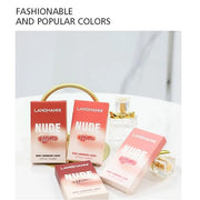 Mini Matte Lip Glaze Set, 16Pcs Liquid Lip Gloss with Gift Box, Rose Nude Red Lip Gloss Lip Stain Long Lasting Waterproof ...