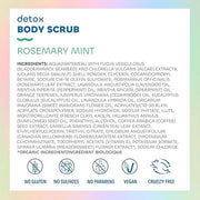 Seaweed Bath Co. Detox Body Scrub, Rosemary Mint Scent, 6 Ounce, Sustainably Harvested Seaweed, French Sea Clay, Coffee Ex...