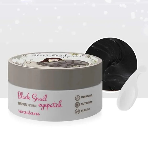 Black Snail Eye Gel Patches Moisturize & Reduce Wrinkle, Elastic Skin with Gold and Collagen, 30 Pairs - Product Image
