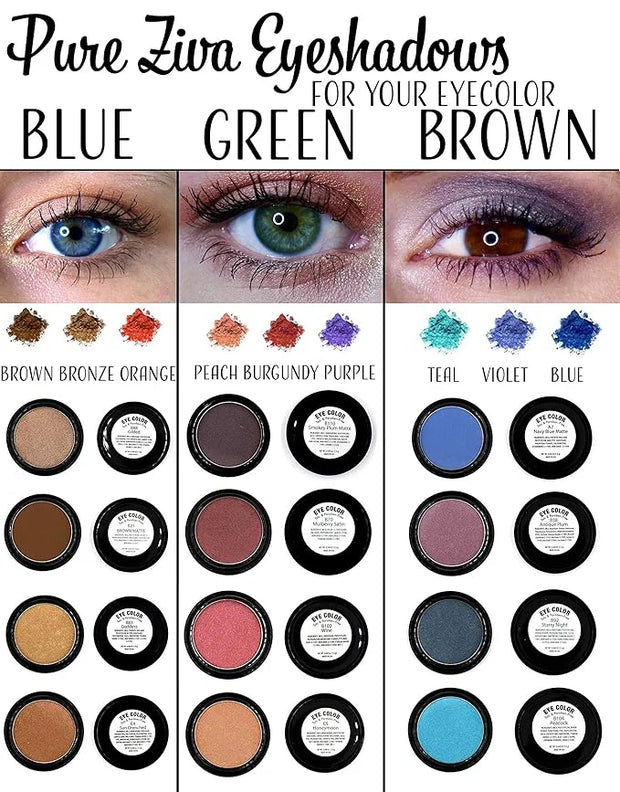 Chocolate Brown Chestnut Cocoa Matte Opaque Pressed Powder Single Vegan Eyeshadow; Talc, Paraben & Cruelty Free - Product ...