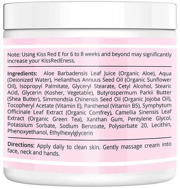 KissRedE Anti Aging Face Cream. Best Anti Wrinkle Cream Moisturizer For Face, Hands, Neck. Reduce Wrinkles, Fine Lines, Cr...
