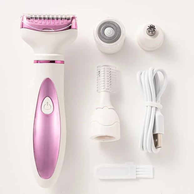Electric Razor for Women, Bikini Trimmer Womens Shaver for Face Nose Eyebrow Body Leg Pubic Underarm Arm Ladies Rechargeab...