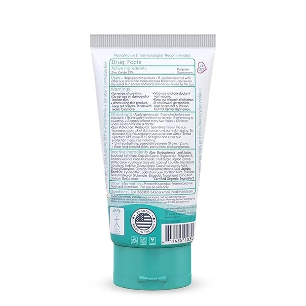 TruKid Easy On Mineral Sunscreen SPF 50 - Kids & Baby Sunscreen for Face & Body, Sunblock Protection for Sensitive Skin, U...