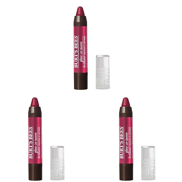 Burt's Bees 100% Natural Moisturizing Gloss Lip Crayon, Pacific Coast - 1 Crayon (Pack of 3) - Product Image