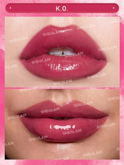 SHEGLAM Pout Pillow Cushion Lip Gloss Moisturizing Liquid Lipstick High Shine Finish Sponge Tip Applicator Non-Sticky Lip ...