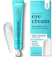 Under Eye Cream for Dark Circles and Puffiness - Caffeine Eye Cream Anti Aging Brightener With Niacinamide, Squalane, Pept...