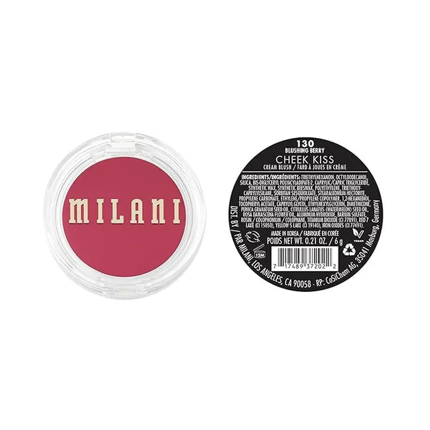 Milani Cheek Kiss Cream Blush- Cream to Gel Blush for Cheek and Lip Tint - Product Image
