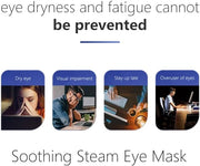 Steam Eye Mask, 10/20 / 30 Packs Self-Heating Eye Mask, Eye SPA Mask, Relieve Eye Strain Fatique, Dark Circles, Puffiness,...