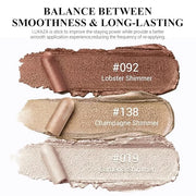 Classic 3PCS Neutral Eyeshadow Stick Makeup Set, Metallic Shimmer Matte Cream Eye Shadow Eyeliner Brightener Pencil Crayon...