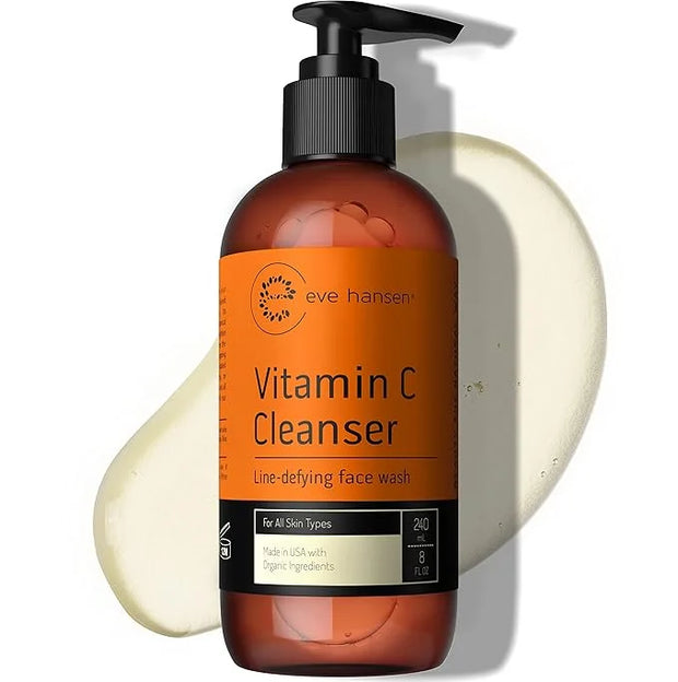 Eve Hansen Anti-Aging Eye Gel - Hyaulronic Acid - Vitamin C Face Cleanser - Product Image