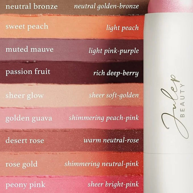 Julep Skip The Brush Cream to Powder Highlighter Stick- Sheer Glow - Blendable and Buildable Color - 2-in-1 Makeup Stick -...