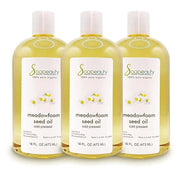 Soapeauty MEADOWFOAM SEED OIL Cold Pressed Unrefined | 100% Pure Natural Meadowfoam Seed Oil for Face & Hair | Moisturizer...