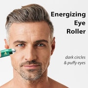 Abera Eye Roller Serum with Mint Essence for Men, Vitamin C and Peptides - Energizing Serum for Dark Circles and Puffiness...