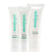 Evologie Stay Clear Starter Kit - Includes Stay Clear Cleanser, Intensive Serum, and Stay Clear Cream Moisturize - Skin Ca...