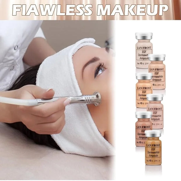 BB Facial Glow Serum Starter Kit Hyaluronic Acid Essence Foundation Skin Care Kit 0.27oz 12 Vials, Combined With Niacinami...