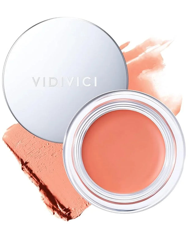 VIDIVICI Millennial Glow Cream Blush 02 Rosy Dahlia - Creamy Face Cheek Blusher for Smooth & Silky Skin - Soft Satin Finis...