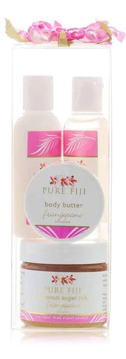 Pure Fiji Spa Gifts for Women and Man - Body Gift Box Include: Sugar Scrub, Bath and Body Oil, Body Butter and Body Lotion...