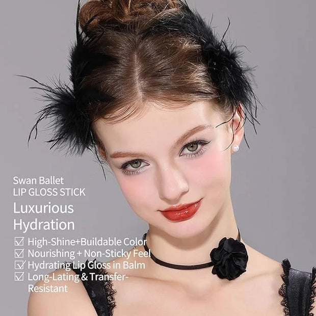 Flower Knows Violet Strawberry Rococo Glitter Lip Gloss G02 Rasberry Booze+Swan Ballet Shine Solid Lip Gloss Stick B08 Dan...