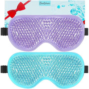 BeeVines Gel Eye Mask, 2 Pack Cooling Ice Masks for Puffy Eyes for Men & Women, Cold & Warm Compress for Post Surgery, Puf...