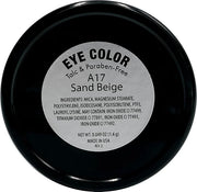 Sand Beige Cool Toned Taupe Neutral Light Brown Pressed Powder Single Vegan Eyeshadow; Talc, Paraben & Cruelty Free - Prod...