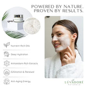 Flawless Fruits Antioxidant Mask – Lavender and Peach Face Masks Skincare Enriched with Red Wine, Green Tea Extracts – Rev...