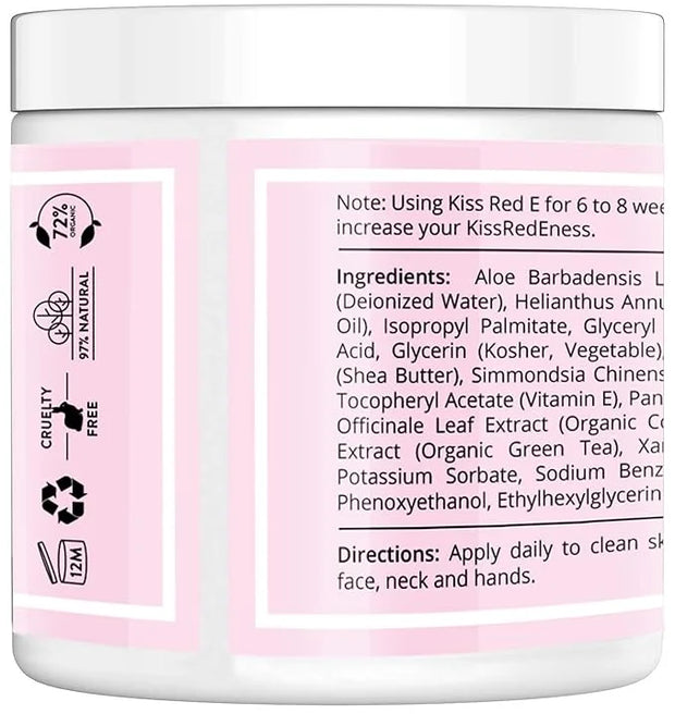 KissRedE Anti Aging Face Cream. Best Anti Wrinkle Cream Moisturizer For Face, Hands, Neck. Reduce Wrinkles, Fine Lines, Cr...