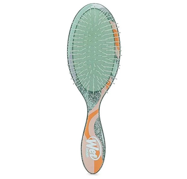 Wet Brush Original Detangler Hair Brush, Green (Glitter Vortex) - Ultra-Soft IntelliFlex Bristles - Detangling Brush Glide...