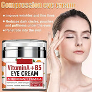 Anti-Aging Eye Cream Revitalizing Under Carrot Eye Cream with Vitamin E and B5 for Puffiness Dark Circles Fine Lines Moist...