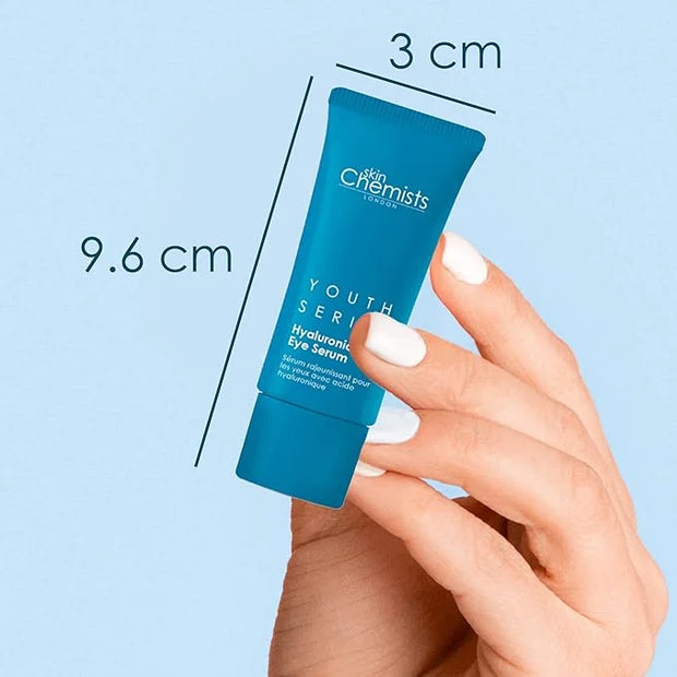 Skin Chemists Hyaluronic Acid 1% Eye Serum | Replumps, Brightens And De-Puffs Eyes | 0.5 Fl Oz - Product Image