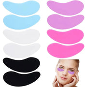 Joez Wonderful Under Eye Patches 5 Pairs, Silicone Reusable Eye Patches, Under Eye Mask for Skin Care Effect to Reduce Wri...