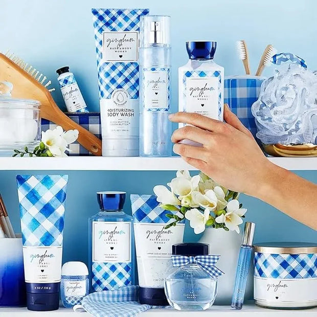 Bath and Body Works Gingham Body Cream Ultimate Hydration Gift Set For Women 2 Pack 8 Oz. (Gingham) - Product Image