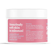 ASUTRA Dead Sea Salt Essential Oil Body Scrub Exfoliator (Refreshing Jasmine), 16 oz - Ultra Hydrating, Gentle, & Moisturi...