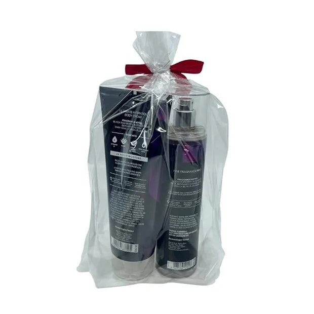 Bath & Body Works DARK KISS 2-piece Gift Set with a Red Bow for Holidays & Gifts - Fine Fragrance Mist & Ultimate Hydratio...