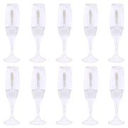 FZBNSRKO 10 Pcs Lip Gloss Tubes Mini Wineglass Shaped Empty Lip Mini Refillable Bottles Lip Gloss Tube Lip Balm Containers...