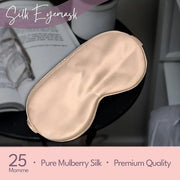 CELESTIAL SILK 100% Silk Sleep Mask for Women with Silk Covered Elastic Strap, Eye Mask for Sleeping (One Size, Taupe) - P...