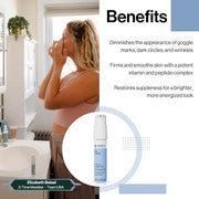 Dermasport Eye Cream for Swimmers Moisturizer for Men & Women Fights Anti-Aging Wrinkles Dark Circles Under Eye Treatment ...