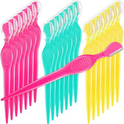 Mudder 21 Pcs Eyebrow Razor Eyebrow Shaver Facial Razor Multipurpose Face Trimmers with Precision Cover for Women Makeup C...