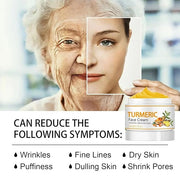 Turmeric Face Cream for Face - Natural Turmeric Moisturizer Cream for Soothing & Hydrating - Vitamin C Turmeric Anti Aging...