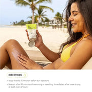Raw Elements Face and Body Mineral Sunscreen SPF 30 Tube, Organic Sunblock Daily Protection, Non Toxic Reef Safe, Water Re...