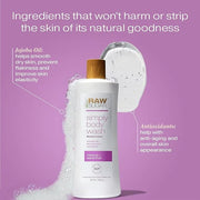 RAW SUGAR Simply Body Wash - Hibiscus + Island Fruit (25 Fl Oz, Pack of 1) Moisturizing & Soothing Bath & Shower Gel, Form...