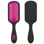 The Knot Dr. hair brush by Conair - Detangling hair brush - Removes Knots and Tangles in wet or dry hair- Black Neon w/Tra...